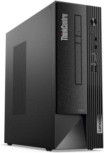 Lenovo ThinkCentre neo 50s SFF Desktop Computer, Intel Core i7-12700 4.9GHz, 8GB RAM 1TB SSD, Intel UHD Graphics 770, DVD±RW, USB Calliope ENG-ARB K/B & Mouse, DOS, Black | 11T000HBGR - Image 2