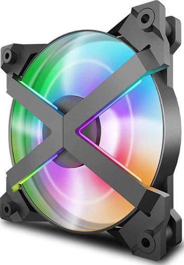 DEEPCOOL MF120GT 3 in 1 RGB 5V/3PIN 120mm Addressable RGB LED PWM fan Computer case CPU Cooler cooling fan ( 3xFAN ) | DP-GS-F12-AR-MF120GT-3P - Image 2
