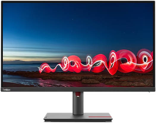 Lenovo ThinkVision T27i-30 Monitor, 27" FHD WLED Display, 60Hz Refresh Rate, Up to 4ms Response Time, 16 9 Aspect Ratio, 16.7 Million Color Support, IPS-Panel Level, Black | 63A4MAR1WW / 63A4MAT1UK - Image 2
