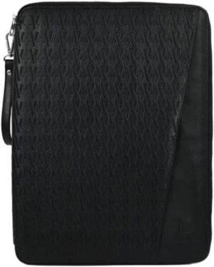 Levelo Cristallo Booktype 16 Inches Laptop Sleeve,Silhouette Exterior Design,Suede-Lined Protection,Exquisite Safeguarding,Ample Space,Multiple Compartments,Comfortable Carry,Lightweight Design