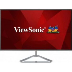 ViewSonic VX2476-SH Frameless Bezel Monitor, 23.8" FHD IPS Display, 75Hz Refresh Rate, 4ms (GtG) Response Time, ViewMode Optimized Settings, Black | VX2476-SH
