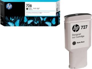 HP 727 300-ml Matte Black DesignJet Ink Cartridge | C1Q12A