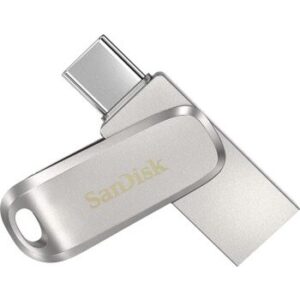 SanDisk 512GB Ultra Dual Drive Luxe USB Type-C Flash Drive, Up to 150MB/s Sequential Read Performance, USB 3.1 Gen 1 Interface, Silver | ‎SDDDC4-512G-G46
