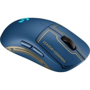 Logitech Pro X League of Legends Edition Wireless Mouse, 80G Ultra Lightweight, 25600 Max DPI, 1 Ms Report Rate, Hero 25K Sensor, Blue | 910-006452