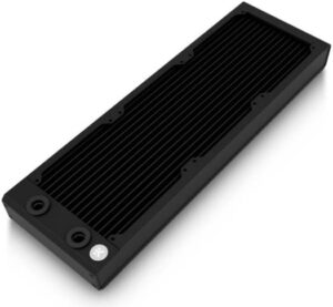EKWB EK-Quantum Surface P360 44mm Surface Radiators, High-grade 99.9% Cpper Fins, Copper H90 Tubing, Brass H62 End tank Chambers, Stainless Steel Side Plates, Black Edition | 3831109892060