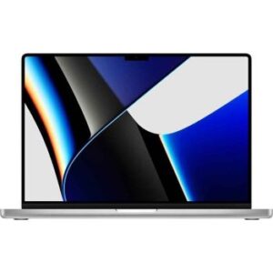 Apple MacBook Pro 16'' 2021 Laptop, 3456x2234 Resolution, M1 Pro Chip, 10-Core CPU, 16-Core GPU, 16GB Memory, 1TB SSD, Bluetooth, WiFi, Silver | MK1F3 / MK1F3LL/A / MK1F3B/A
