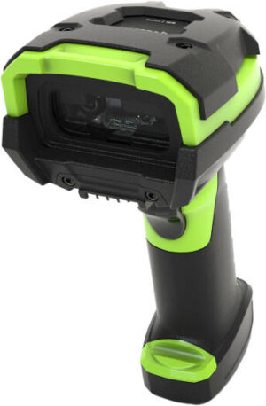 Zebra LI3678-SR Barcode Scanner, 1D & 2D Scanner Capabilities, 1500 Pixels Optical Sensor Resolution, 617nm Wavelength, Wired & Wireless Connectivity, Black / Green | LI3678-SR3U42A0S1W