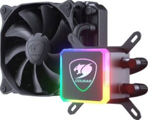 Cougar Aqua 120mm CPU Liquid Cooling with Addressable RGB, Core Box v2 and a Remote Controller | CG-CL-AQUA120