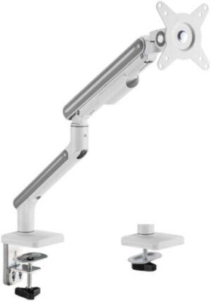 Newstar 91-LDT68C012 NEO Slim Mechanical Spring Monitor Arm, Fits 17" to 32" Monitor, Up to 9kg Max Weight Capacity, 75x75 & 100x100 VESA, 180° Rotation Stop, Cable Management, White | 91-LDT68C012