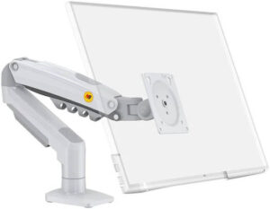 NB North Bayou Monitor Desk Mount Stand Full Motion Monitor Arm with Gas Spring for 17-30''Monitors(Within 4.4lbs to 19.8lbs) Computer Monitor Stand, White | NB F80