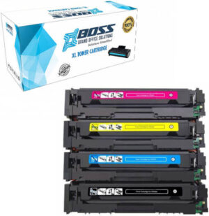 BOSS XL Compatible Toner Cartridge Replacement for HP205A, 1000 Pages Page Yield, HP Color LaserJet Pro M154a, M154nw, M180n, M180nw, M181fw Printers, CF531, Cyan | CF531 Cyan