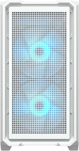 Cougar MX600 RGB ATX Mini Tower Case, 3x Pre-Installed ARGB Fans, Up to 360mm Radiator Support, 10x Max Number of Fans, PWM & RGB Hub Sync with M/B, 2x 3.5" Bay, White | 385GC90.0002 - Image 2