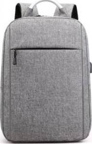 V-walk Anti-theft Laptop Notebook Backpack USB Charging Port School Bag | BP-123-Grey