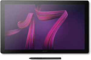 Wacom Cintiq Pro 17 Graphic Pen & 4K 120Hz Touch Display with Wacom Cintiq Pro Easy Stand, Multi-touch & Pen Control, 88% Adobe RGB & 99% DCI-P3, Near-zero Pen & Screen Latency, Black | DTH172K0B