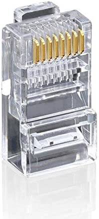 MIndPure NW010 Cat6 Rj45 UTP Modular connector  Plug 1U 100 Pcs/Box