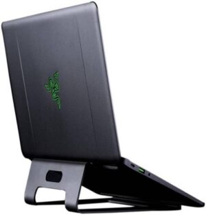 Razer Laptop Stand RC21, Ergonomic Design with 18 degree inclanation, Designed for 15 inch laptops, Anodized Aluminum Construction - Black | ‎RC21-01110100-W3M1