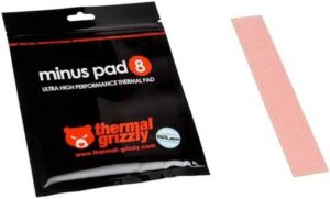 Thermal Grizzly Minus Pad 8 Thermal Pad, 20x120x3.0mm, 8W/mK Technical Conductivity | TG-MP8-120-20-30-1R