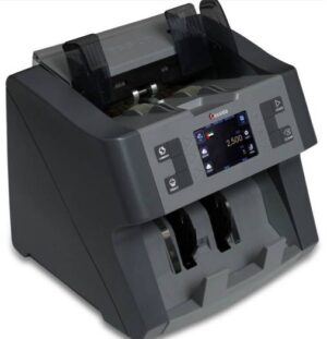 Cassida Xpecto 10- Currency Mix Value Counter with Dual CIS, 3.3" Touchscreen, Counting/sorting speed 1200 Bills per minute, Counterfeit 3D, Ultraviolet, Magnetic, Gray | CASSIDA XPECTO