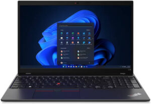 Lenovo ThinkPad L15 Gen 3 Laptop, 15.6" FHD IPS Display, Intel Core i5-1235U Processor, 8GB RAM, 512GB SSD, Intel Iris Xe Graphics, English/Arabic Keyboard, Win 11 Pro DG, Thunder Black | 21C3002AGR