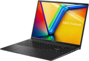 ASUS Vivobook 16X K3605VC Laptop, 16" WUXGA IPS 60Hz Display, Intel Core i7-13700H, 16GB RAM, 512GB SSD, GeForce RTX 3050 4GB GPU, English Keyboard, FreeDOS, Indie Black | 90NB11D1-M00C10