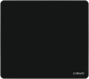 Cybeart Ghost Rapid Mouse Pad, Exclusive Micro-woven Cloth, Spill Proof Surface, Never Fray Edges with Reinforced Stitching, Esports Grade Never-Slip Base, Large, Black | GHSTRPDL