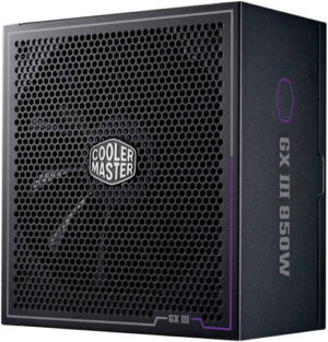 Cooler Master GX III Gold 850 Fully Modular Power Supply, 850W Power, 80 PLUS Gold Efficiency, 135mm HDB Fan, Cybenetics Platinum, ATX 3.0 & 12VHPWR Cable, Black | MPX-8503-AFAG