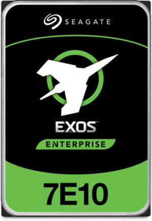 Seagate 10TB Exos 7E10 512e/4kn SATA III 3.5" Internal Hard Drive, 7200 Rpm Speed, 256MB Cache Memory, 263MB/s Max Sustainable Transfer Rate, 2Mn Hrs MTBF, For Enterprise Storage | ST10000NM017B