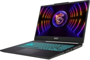 MSI Cyborg 15 A13VF Gaming Laptop, 15.6" FHD IPS 144Hz Display, Intel Core i7-13700H, 16GB RAM, 512GB SSD, GeForce RTX 4060 8GB GPU, ENG Keyboard, FreeDOS, Black | 9S7-15K111-461
