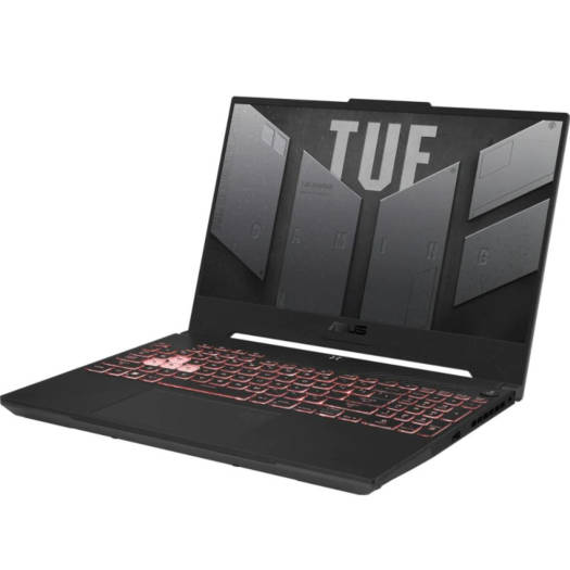 Asus Tuf Gaming A15 FA507RE-HN031 15.6" FHD 144Hz Laptop, AMD Ryzen R7-6800H, 16GB DDR5 RAM, 512GB SSD, 4GB Nvidia GeForce RTX 3050Ti, DOS - No Windows, English KB, Mecha Gray | 90NR08Y1-M001X0 - Image 3
