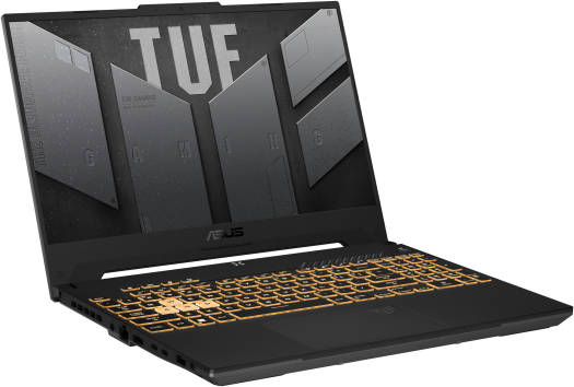 Asus TUF F15 FX507VV4 Gaming Laptop, 15.6" FHD IPS 144Hz Display, Intel Core i7-12700H, 16GB RAM, 512GB SSD, GeForce RTX 4060 8GB GPU, English Keyboard, Windows 11 pro, Mecha Grey | 90NR0BV7-M00790 - Image 3