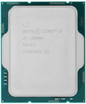 Intel Core i5-12600K Alder Lake 12th Gen Desktop Processor, LGA1700 Socket, 10 Cores, 16 Threads, 4.90 GHz Max Turbo Frequency, 20 MB Cache, 128GB Max Memory Size, PCIe 5.0 and 4.0 | 12600KTRAY
