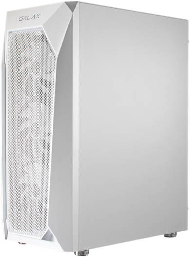 Galax Revolution-05 Mesh RGB Mid Tower ATX PC Case, Tempered Glass Panel & Mesh Front Panel, High Air Flow, Fits Up to 8* 120mm Fans & 280mm Radiators, USB 3.0 / 2.0, Mic, White | CGG5ANWA4B0 - Image 5