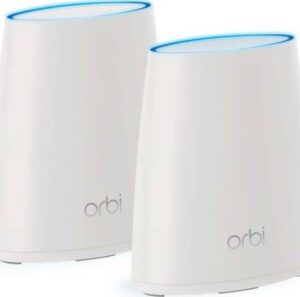 NETGEAR RBK40-100UKS Orbi Wi-Fi System: Up to 4,000 sq ft Coverage (AC2200 Tri-Band Home Network w/ Router & Satellite) | NG-ORBI-RBK40-100UKS