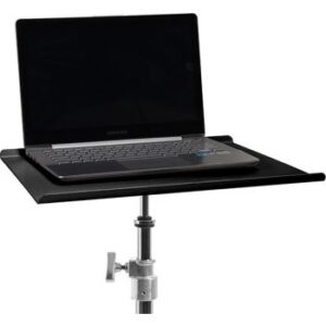 Tether Tools Tether Table Aero Traveler Portable Computer Tethering Platform (16" x 14", Non-Reflective Black Finish) - Black | TTATBLK