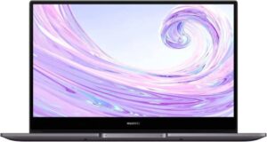 Huawei MateBook B3-410 14'' FHD IPS Business Laptop, 10th Gen Intel Core i5-10210U, 8GB DDR4 RAM, 512GB SSD, Intel UHD Graphics 620, Windows 10 Pro, TPM2.0, Space Gray | 53012JFG / NobelBZ-WBH9B