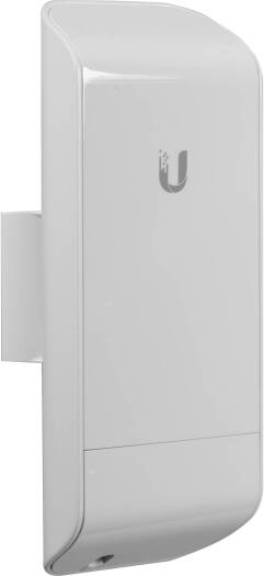 Ubiquiti Networks NanoStation locoM5 Indoor/Outdoor airMAX CPE, Over 5km Range, 5 GHz Frequency Band, PoE, 24V, 0.5A, 1 x 10/100 BASE-TX Ethernet, White |  UBLOCO-M5