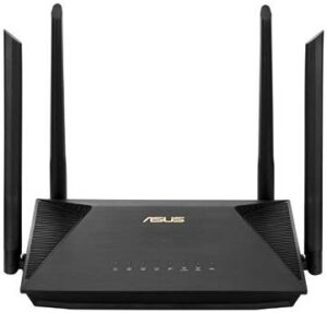 ASUS RT-AX53U AX1800 WiFi 6 Router, 1800Mbps Speed, 4 Gigabit Ports, MU-MIMO and OFDMA, AiProtection Classic Security | 90IG06P0-MO3500