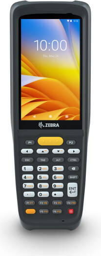 Zebra MC22 Mobile Computer Kit, 4" WVGA Touch Display, Snapdragon 660 CPU, SE4100 1D/2D Standard Range Imager, 3-Axis Accelerometer with MEMS Gyro, Wi-Fi Only, Black | KT-MC220J-2A3S2RW