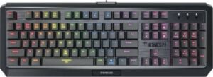 Hermes P3 RGB Mechanical Keyboard - Low Profile (32bit ARM® CortexTM-M3 microprocessor, RGB Backlighting, N-Key Rollover, HERA Software) | 16757-32010-01000-G