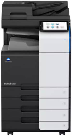 Konica Minolta bizhub C301i Multifunctional Printer, 30 ppm (Colour and Black & White) Print Speed, 10.1" Colour Touch Panel, Up to 1200 x 1200 dpi Resolution, Automatic Duplexing | C301i