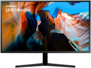 Samsung 32" 4K UHD VA Business Monitor with 1 Bn Colors, 60Hz Refresh Rate, 4ms Response, 97% Gamut, AMD Freesync, Game Mode,  Viewing Angle (H/V) 178°/178°, 2x HDMI, 1x DP,  Black | LU32J590UQMXUE