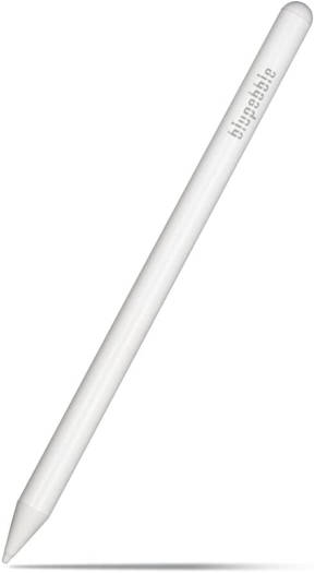 Blupebble Sketch Pro Stylus, 10 Hours Working Time, High Precision Accuracy, Palm Rejection, Replaceable Tip, Compatible with Ipad Air, White | BP-SKETCHPRO-WH