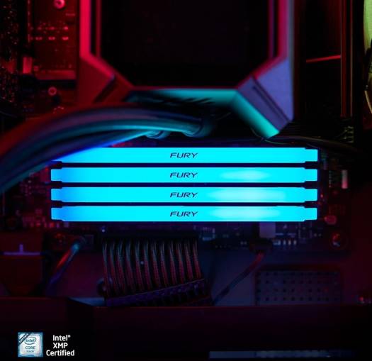 Kington Fury Beast RGB 16GB ( 2x 8GB ) DDR4 Desktop Memory Kit 3200MT/s Memory Speed CL16 CAS Latency 288-Pin Kit AMD Ryzen Ready Intel XMP Certified Black KF432C16BB2AK2/16 - Image 5