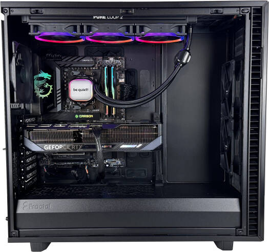 WorkEdge Workstation - AMD Ryzen 9 9950X3D 16 Cores 32 Threads, NVIDIA RTX 5080 16GB, 64GB DDR5 RAM 5600MHz, 2TB SSD Gen 5, 1000W PSU, 360mm Liquid Cooler, Wi-Fi + BT - Image 4