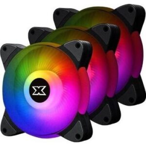 Xigmatek Galaxy Iii Essential - Bx120 Artic Argb (En46461) Hub Fan (Pack X3, Controller, Power Hub) - Black | EN45433