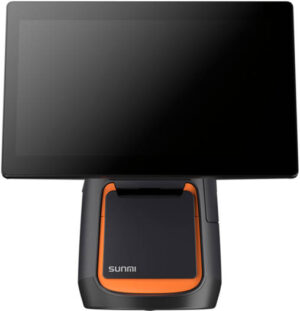 Sunmi T2s L1561 15.6″ Epos Terminal with Built-In Printer, Kryo-260 Octa Core Up To 2.2GHz Processor, 64GB ROM + 4GB RAM, Wifi, Printer 80, Android 9.0 OS, UK Adapter, Black | P01224014