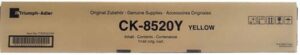 Triumph Adler CK-8520 Toner Cartridge, Up to 6000 Pages Yield, Yellow | CK-8520Y