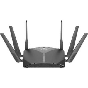 Dlink DIR 3060 AC3000 Smart Mesh Tri-Band Wi-Fi Router, 3000 Mbps Wireless Speed, External Fixed Antenna, USB 3.0 + USB 2.0, Black | DIR 3060