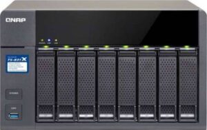 QNAP 8 BAY 3.5 HDD TOWER NAS 8GB DDR3 ARM Cortex-A15 Dual Core 1.7GHz, (up to 16GB) 2 x GbE LAN, PCIe slot, hardware encryption,  SSD cache | TS-831X-8G