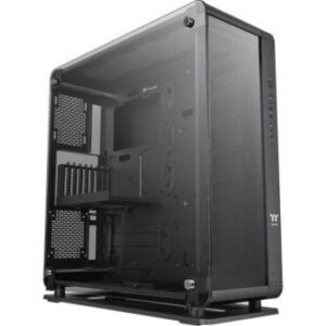 Thermaltake Core P8 Tempered Glass E-ATX 2-Way Display Rotational PCI-E Full-Tower Gaming Computer Case | CA-1Q2-00M1WN-00